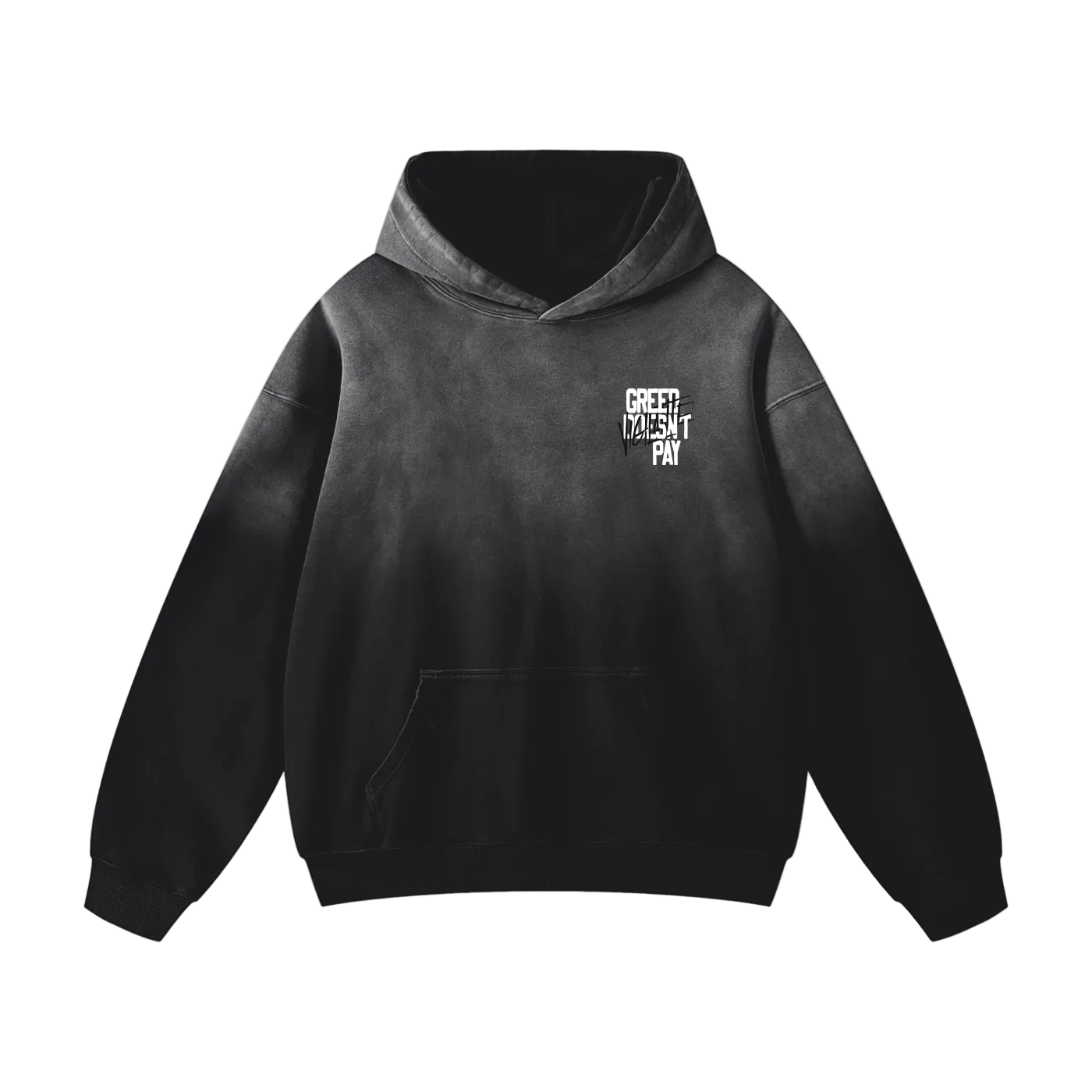 Greed Doesn't Pay Oversized Hoodie