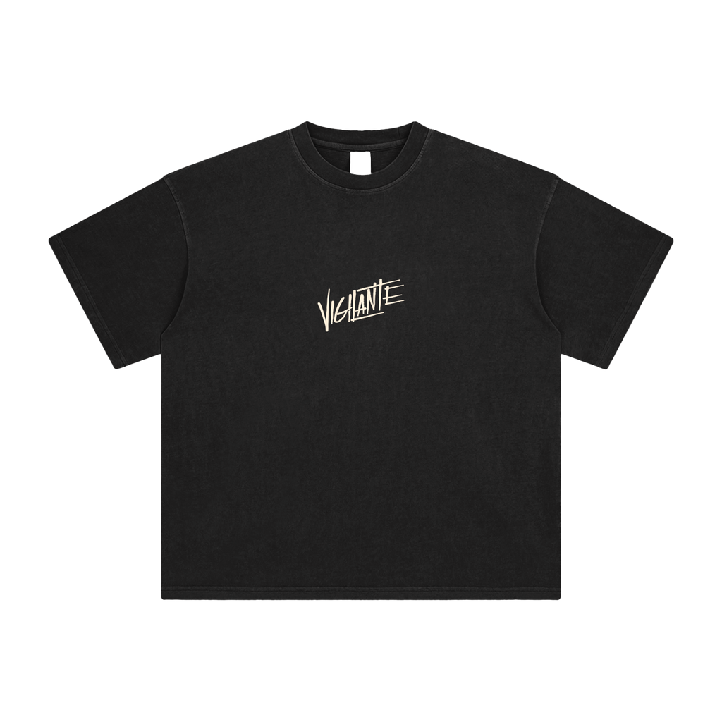 Bigger Than Me black t-shirt, alternate view