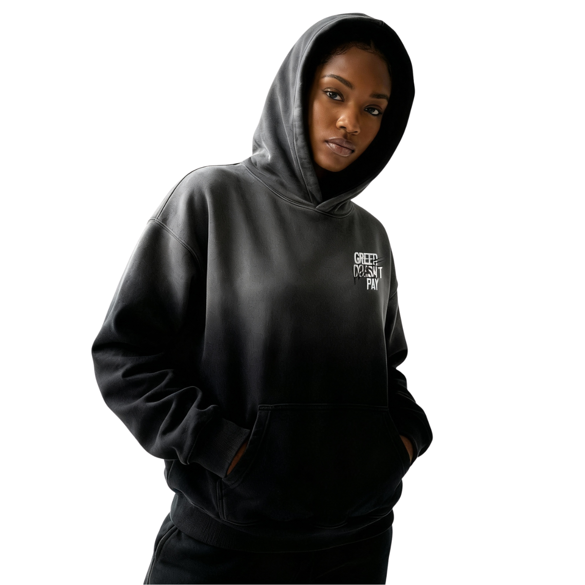 Greed Doesn't Pay Oversized Hoodie