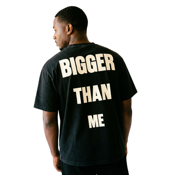 Bigger Than Me Black T-Shirt – Derek Minor