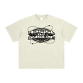 Resist The System t-shirt in apricot, Derek Minor
